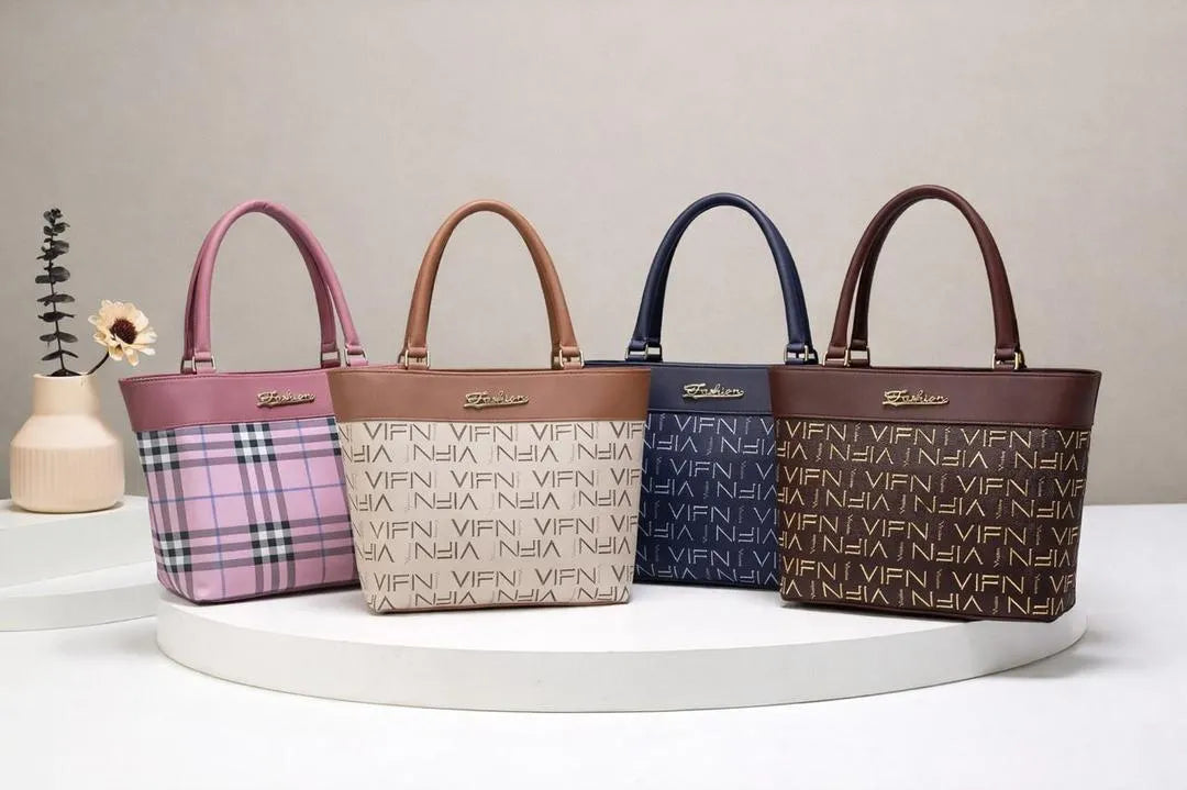 Women's Leather Plain Shoulder Bag