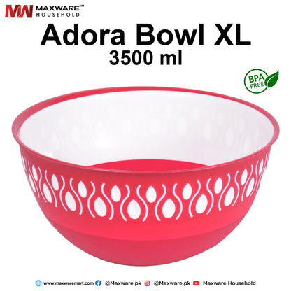 Adora Bowl 3500ml XL Multicolor ABS Plastic Kitchen Essential