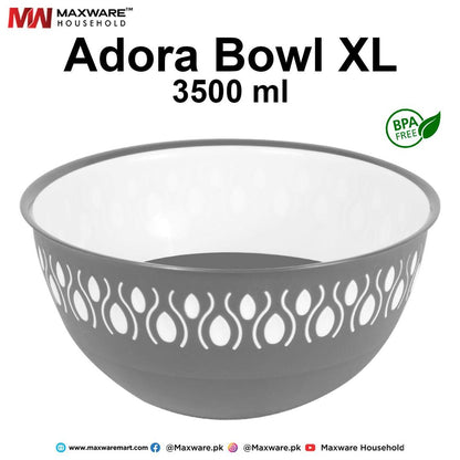 Adora Bowl 3500ml XL Multicolor ABS Plastic Kitchen Essential
