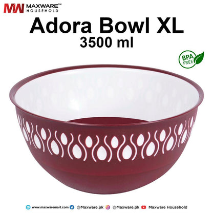 Adora Bowl 3500ml XL Multicolor ABS Plastic Kitchen Essential