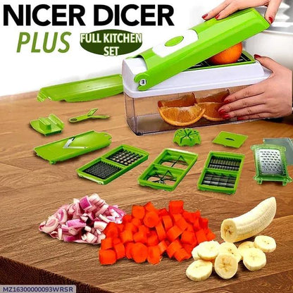Green Nicer Dicer Plus Multi-Function Kitchen Set