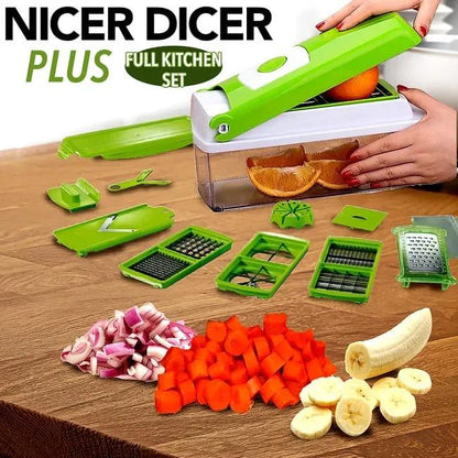 Green Nicer Dicer Plus Multi-Function Kitchen Set