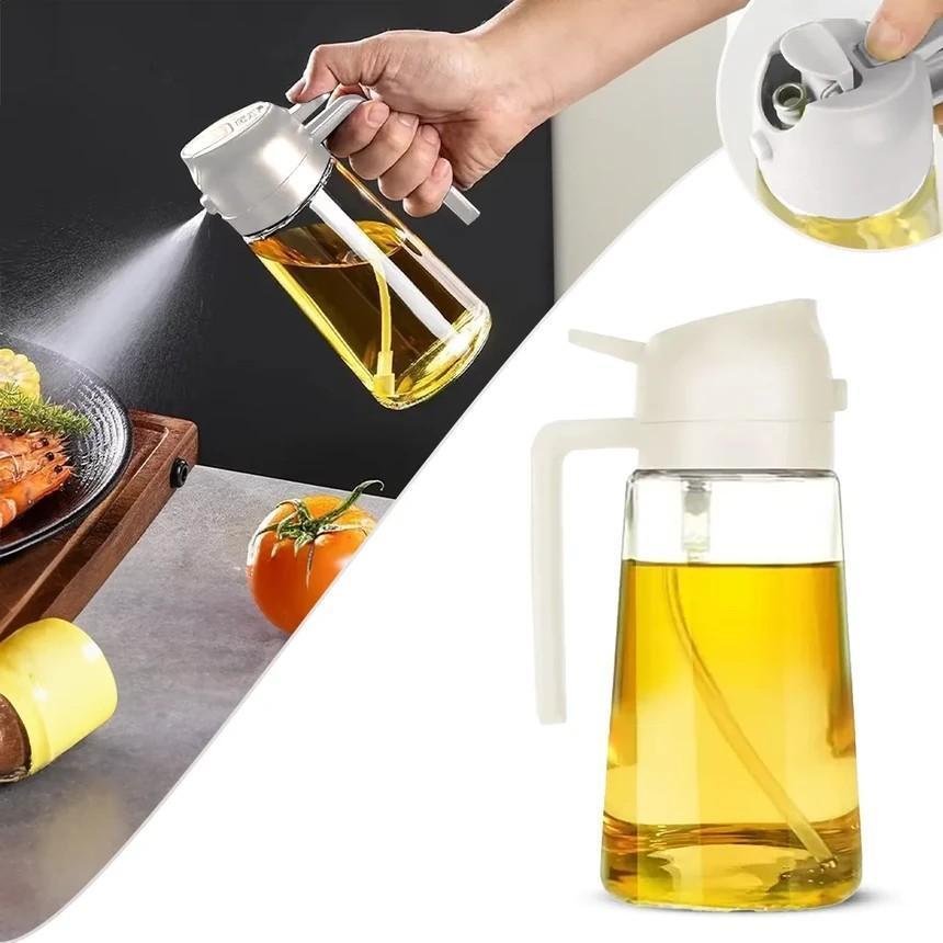 Glass Oil Sprayer Bottle for Kitchen Use