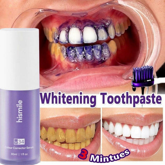 V34 Purple Teeth Whitening Serum 30ml
