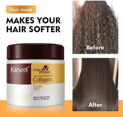 Collagen Hair Treatment 500ml for Dry Damaged Hair Repair