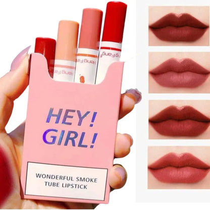 Matte Lipstick Pack of 4 - Hey Girl!