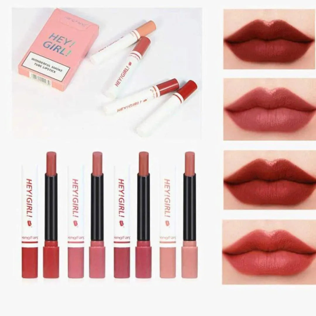 Matte Lipstick Pack of 4 - Hey Girl!