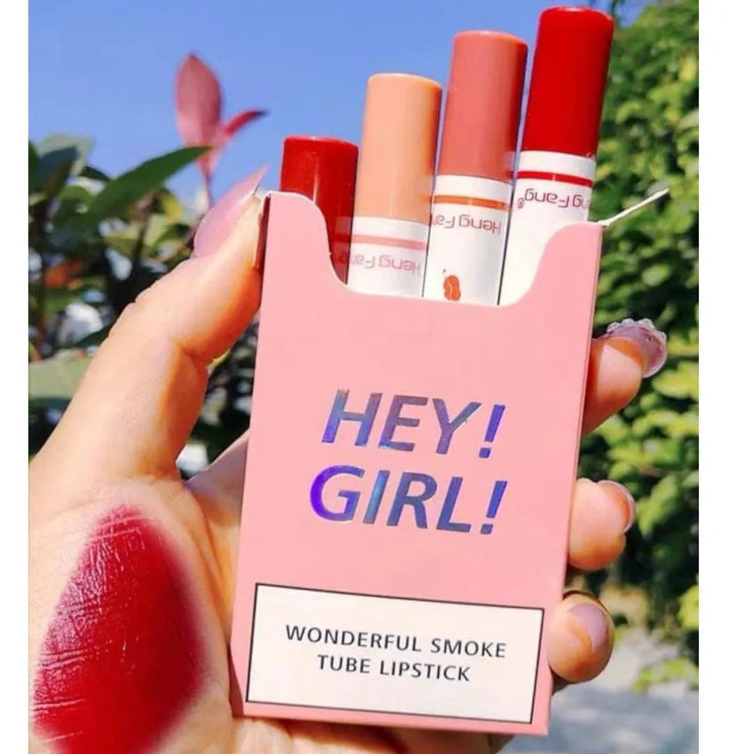 Matte Lipstick Pack of 4 - Hey Girl!