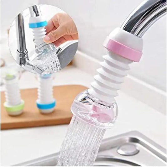 Kitchen Tap Extender Set of 2 Plastic Multicolor