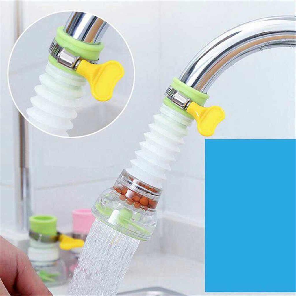 Kitchen Tap Extender Set of 2 Plastic Multicolor
