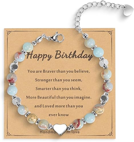 Beaded Bracelets for Women - Sometimes You Forget You're Awesome Inspirational Jewelry - Unique Stocking Stuffers for Women, Birthday Present or Best Friendship Bracelets