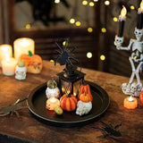 Hanobe Candle Plate Holder Tray: Round Wood Decorative Candle Plate Decor Farmhouse Table Centerpiece Rustic Wood Tealight Pillar Trays for Christmas Wedding Halloween Home Decor