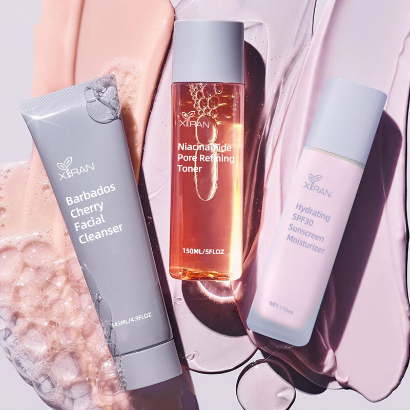 OEM Face Product Glass Skin Serum Care Wholesale Reduce Dark Circles Dark Spot Face Puffiness Day and Night Set Skin Care Vendor