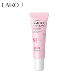 LAIKOU Moisturizing Reduce Fine Lines Brighten Skin Tone Care Toner Cream Eye Cream Cleanser 6Pcs Sakura Facial Set Skin Care