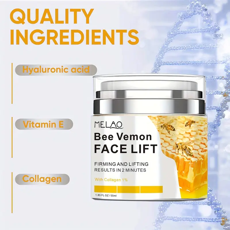 OEM Face Neck Firming Bee Venom Skin Care Removing & Repair Comprehensive Facial Cream Bee Venom Skin Treatment Bee Venom Cream